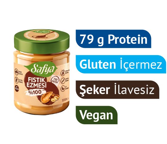 %100 Fıstık Ezmesi