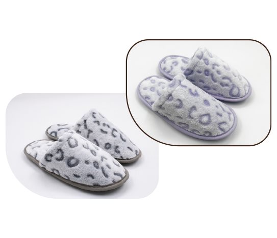 Leopar Desenli Terlik