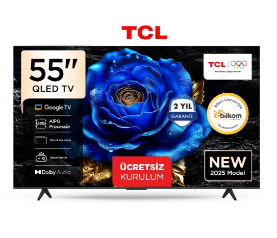 55 İNÇ 4K QLED HDR GOOGLE TV 55T61C