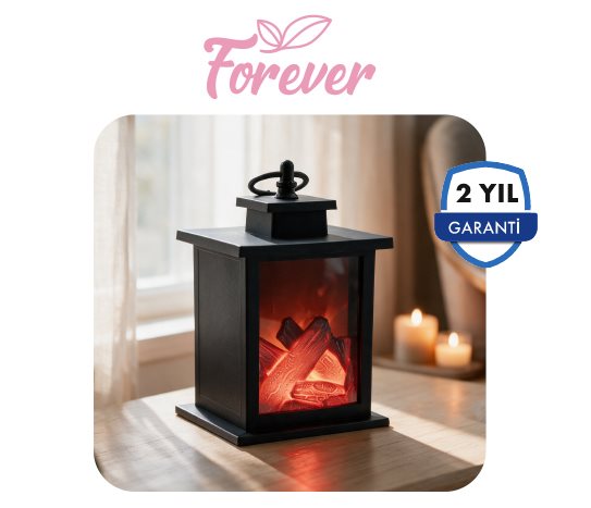 ALEVLİ ŞÖMİNE LAMBASI