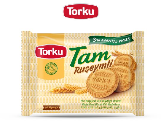 Tam Ruşeymli Tam Buğdaylı Bisküvi