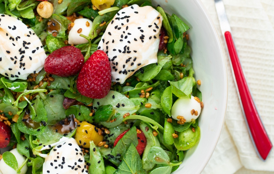 Bulgur Patlaklı Semizotu Salatası